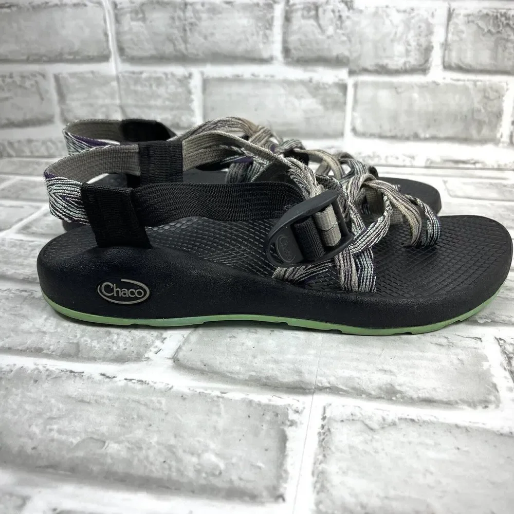 Chaco Dagger ZX/2 Classic Women's Size 8 Black Geometric Hiking Walking Sandals